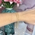 P3562 pulseira dupla delicada folheada a ouro 18k - comprar online