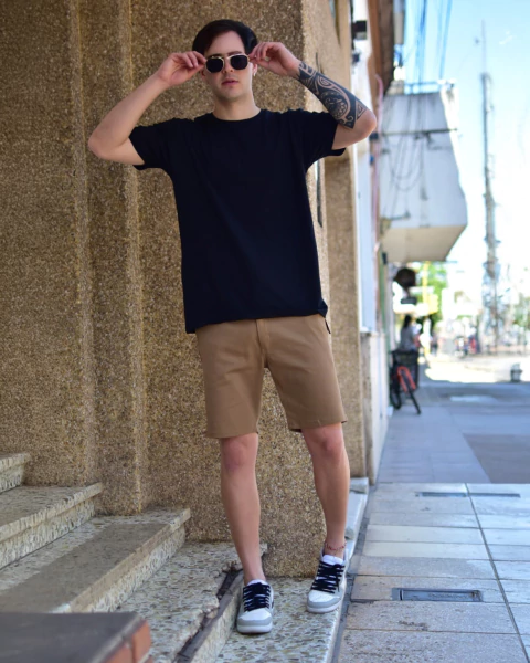 BERMUDA RESIDENTE CAMEL - comprar online