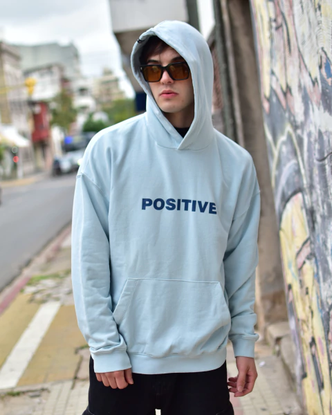 BUZO POSITIVO CELESTE - comprar online