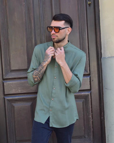 CAMISA JEEP MAO VERDE