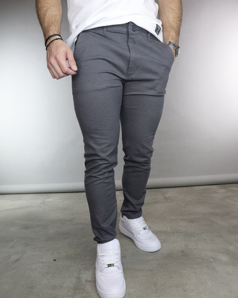 PANTALON CHINO SNOW GRIS