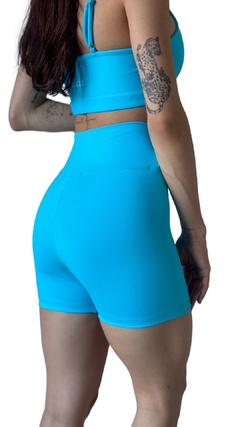 SHORT BASIC - AZUL CAPRI na internet