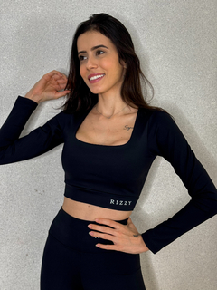 CROPPED INTENSE - PRETO - comprar online