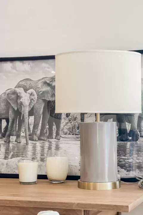 Lámpara Barcelona Gris