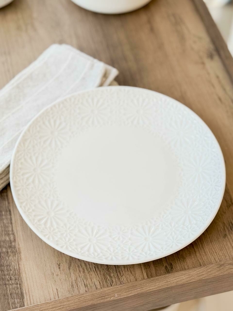 Set plato de postre Margarita