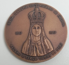 MEDALHA NOSSA SENHORA DE FATIMA - COMEMORATIVA AO CENTENÁRIO DAS APARIÇÕES
