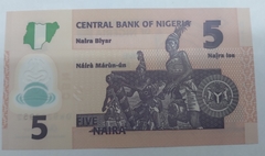 Nigéria - 5 Naira - Polímero - FE - comprar online