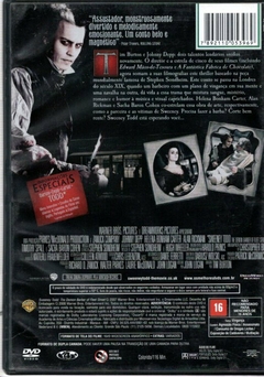 DVD Sweeney Todd - O Barbeiro Demoníaco da Rua Fleet - comprar online