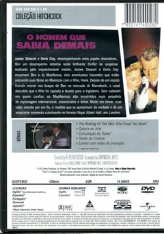 DVD O Homem Que Sabia Demais - comprar online