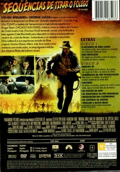 DVD Indiana Jones e o Reino da Caveira de Cristal (Duplo) - comprar online
