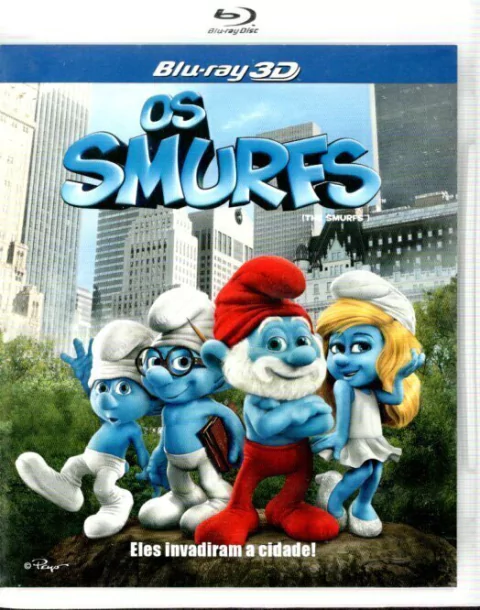BLU-RAY 3D Os Smurfs