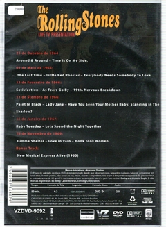 DVD The Rolling Stones - Live TV Presentation - comprar online