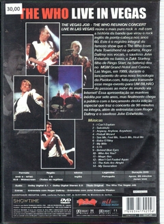 DVD The Who - The Vegas Job - The Who Reunion Concert Live In Las Vegas - comprar online