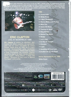 DVD Eric Clapton - Live At Montreux 1986 - comprar online