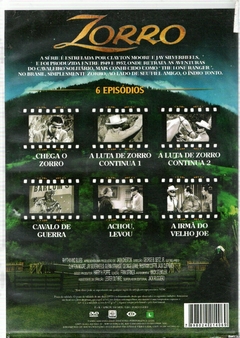 DVD Zorro - 6 Episódios - comprar online