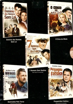DVD BOX - 7 Homens Sem Destino, O Circo do Medo, Domínio dos Homens Sem Lei, Pergaminho Fatídico e Dominados Pelo Terror - comprar online
