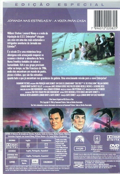 DVD Jornada nas Estrelas IV - A Volta Para Casa (Duplo) - comprar online