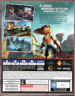 PS4 - Jogo Ratchet Clank - Playstation Hits - comprar online