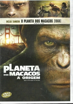 DVD Planeta dos Macacos - A Origem - DVD Duplo, 2011 e 1968
