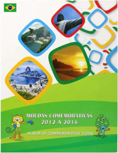 Album das Moedas Comemorativas 2012 a 2016 - Olimpíadas Rio 2016