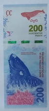 Argentina - Cédula de 200 pesos - Baleia Franca Austral - F.E.