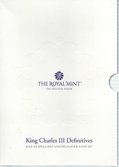 The Royal Mint - King Charles III Definitives - 2023 Reino Unido - Set não circulado