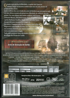 DVD Piratas do Caribe - No Fim do Mundo - comprar online