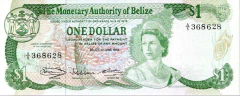Belize - Cédula de 1 dólar F.E.