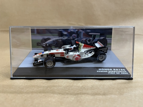 Miniatura 1/43 Honda RA106 - Rubens Barrichello - Italy GP 2006