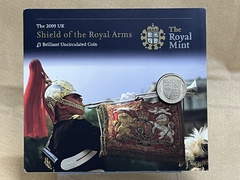 The Royal Mint - 2009 UK - Shield of the Royal Arms (Escudo das Armas Reais)