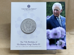 The Royal Mint - The 75th Birthday of His Majesty King Charles III (O 75o Aniversário de Sua Majestade Rei Charles III)