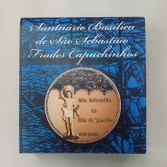 Medalha de bronze de São Sebastião do Rio de Janeiro - Santuário Basílica dos Frades Capuchinhos. na internet