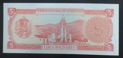 Venezuela - Cédula de 5 bolivares - F. E. - comprar online