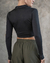 Top Oliva Negro