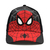 Boné Aba Curva Infantil Homem Aranha Preto - comprar online