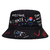 Bucket Hat Grafitado Preto