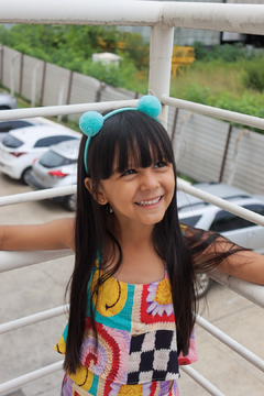 Tiara Pompom Fofinho orelhinha
