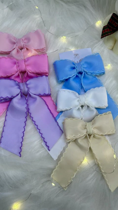Laço Alice Organza - Fita e Flor 