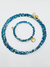 Conjunto Riviera e Pulseira Mola Turquesa