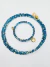 Conjunto Riviera e Pulseira Mola Turquesa