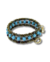 Bracelete 3 voltas Turquesa e Bronze