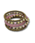 Bracelete 5 voltas Murano Rosa