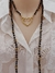 Colar Fitri Preto e Dourado -  Pedras de Luz ® Colares artesanais de cristal e pedras naturais.
