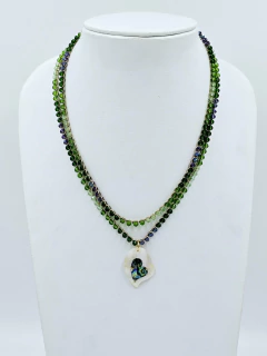 Colar Fininho Coração Madrepérola - comprar online