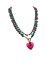 Colar Coração Pink -  Pedras de Luz ® Colares artesanais de cristal e pedras naturais.