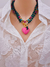 Colar Coração Pink - comprar online