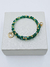 Pulseira Mola 1 volta Esmeralda