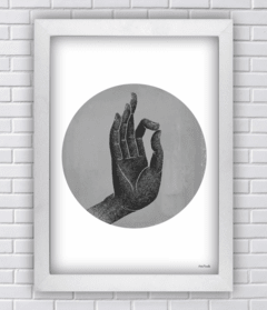 Quadro mãos YOGA MUDRA Nº 1