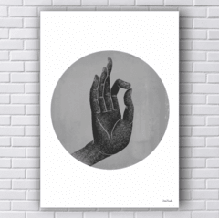 Placa mãos YOGA MUDRA Nº 1