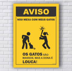 GATOS MANSOS E DONA LOUCA (Ref:AV194|V157) na internet